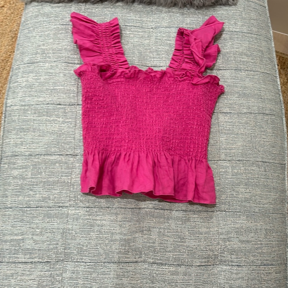 hill house hot pink top